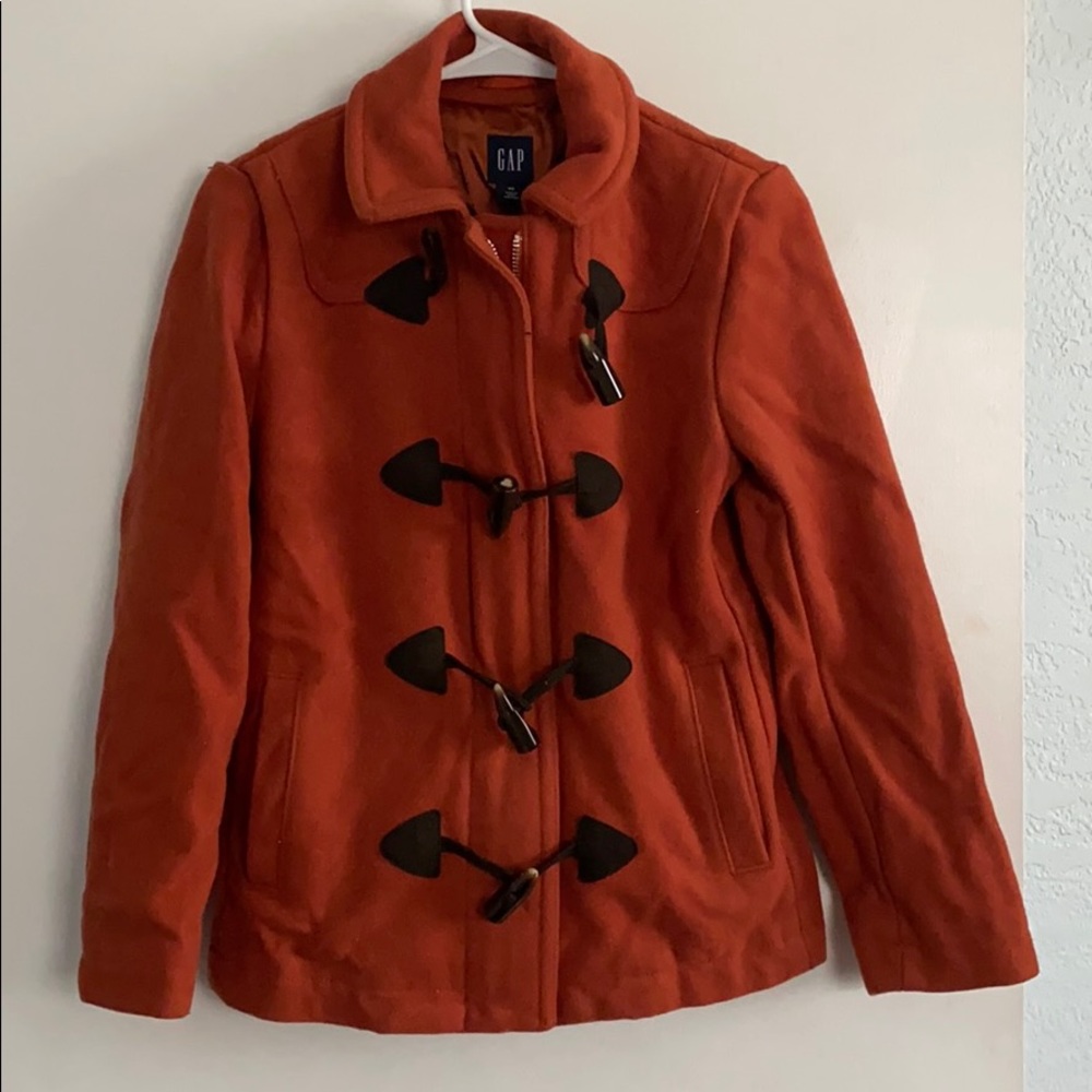 Orange GAP peacoat. XS.
